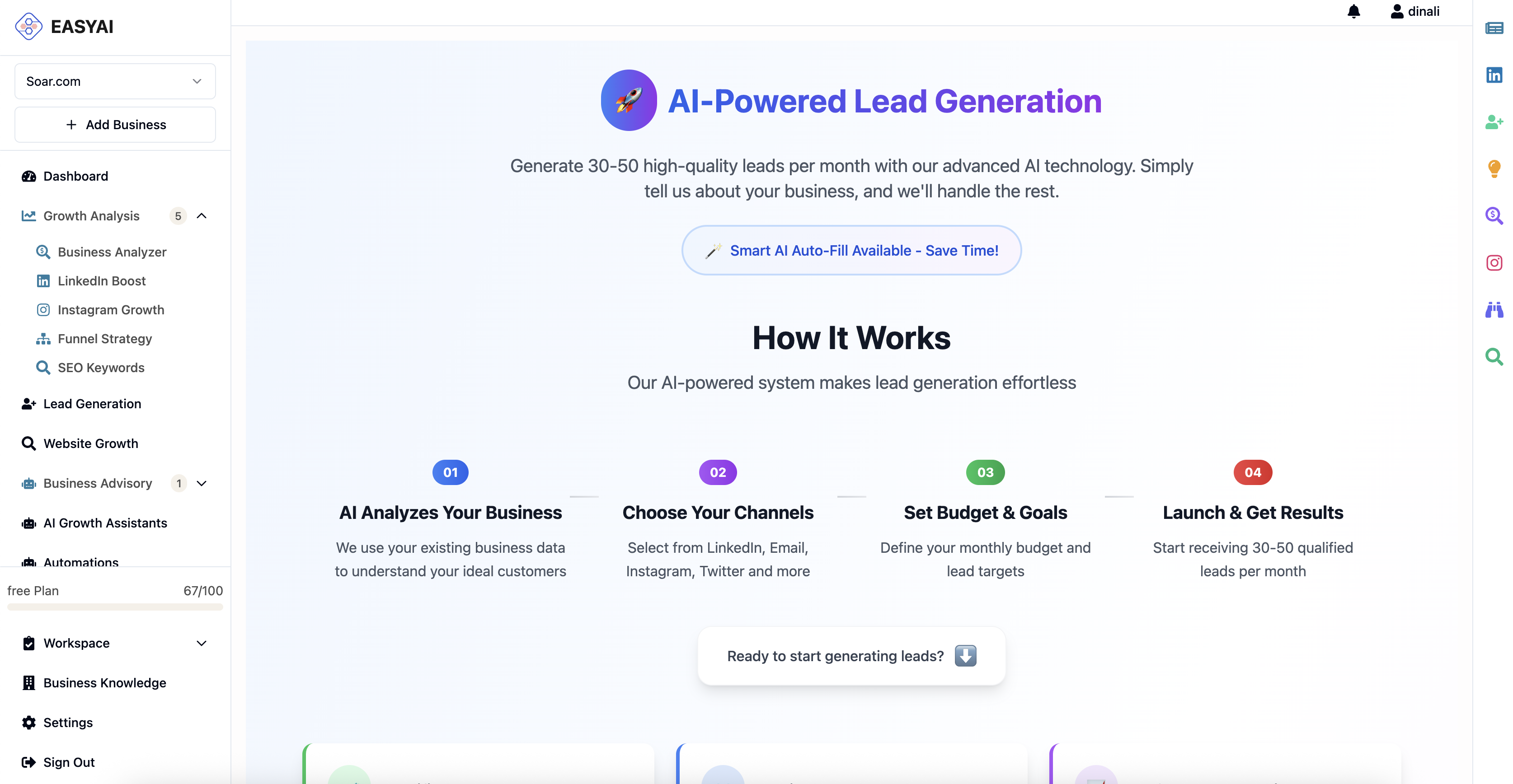 Lead Generation Preview